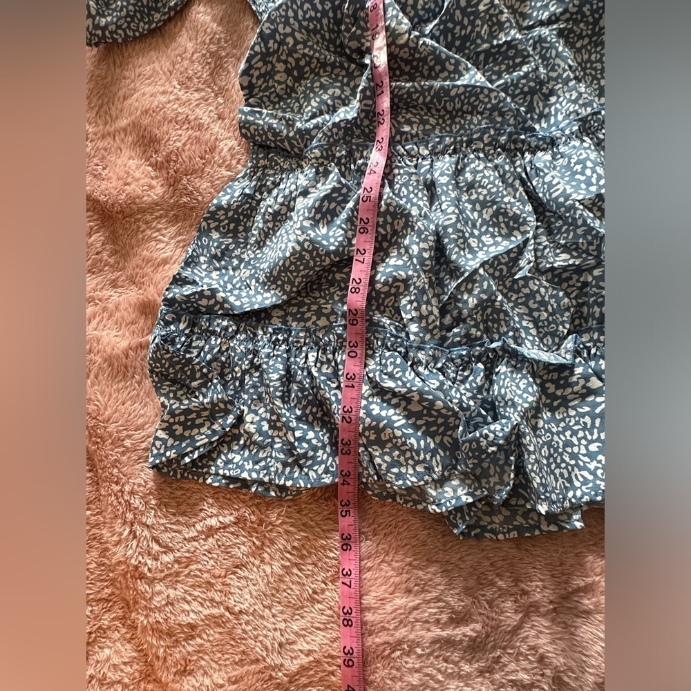 NWOT Miss Sparkling Tiered Ruffle Print Summer Dress  Small - Picture 10 of 11